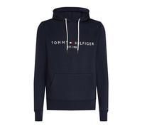 TOMMY HILFIGER Sudadera con capucha y logotipo de tejido polar flexible. Color Azul Marino
