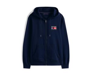 TOMMY HILFIGER Sudadera con cremallera 'Americana' navy / rojo / blanco L navy / rojo / blanco