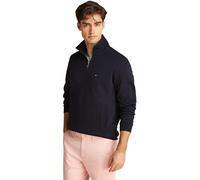 Tommy Hilfiger Sudadera con cremallera Hombre Essential Intechno 1/4 Zip con cuello alto, Azul (Desert Sky), XL