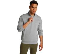Tommy Hilfiger Sudadera con cremallera Hombre Essential Intechno 1/4 Zip con cuello alto, Gris (Light Grey Heather), 3XL