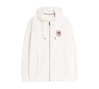 TOMMY HILFIGER Sudadera con cremallera marfil / navy / rojo cereza XXL marfil / navy / rojo cereza