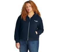 Tommy Hilfiger Sudadera con cremallera Mujer Script Zip de algodón, Azul (Dark Night Navy), 54