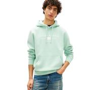Tommy Hilfiger Sudadera Hombre Brand Love con Bolsillo Canguro, Verde (Crushed Mint), M