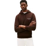 Tommy Hilfiger Sudadera Hombre Brand Love Small con Bolsillo Canguro, Marrón (Chocolate), M