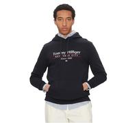 Tommy Hilfiger Sudadera Hombre Center Stack con Logotipo, Azul (Desert Sky 654 920), M