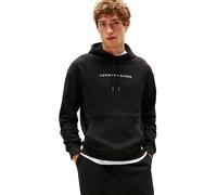 Tommy Hilfiger Sudadera Hombre con Capucha, Negro (Black), L