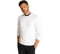Tommy Hilfiger Sudadera Hombre Essential Fleece Crew Neck Regular Fit, Blanco (White), XXL