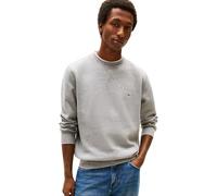 Tommy Hilfiger Sudadera Hombre Essential Fleece Crew Neck Regular Fit, Gris (Medium Grey Heather), XXL