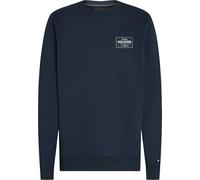 Tommy Hilfiger Sudadera Hombre Monotype Label con Cuello Redondo, Azul (Night Sky), S