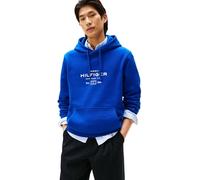 Tommy Hilfiger Sudadera Hombre Oval Graphic con Logotipo, Azul (Wedge Blue), XXXL