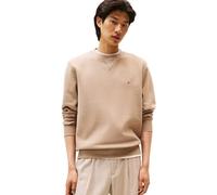 Tommy Hilfiger Sudadera Hombre Seasonal Fleece con Cuello Redondo, Beige (Coastal Taupe), L
