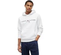 Tommy Hilfiger Sudadera Hombre Tommy Logo con Capucha, Blanco (White), M