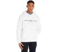 Tommy Hilfiger Sudadera de hombre con algodón orgánico blanca con capucha. Blanco 5/XL