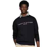 Tommy Hilfiger Sudadera Hombre Tommy Logo sin Capucha, Azul (Desert Sky), L