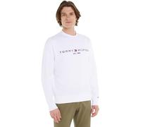 Tommy Hilfiger Sudadera Hombre Tommy Logo sin capucha, Blanco (White), XXL