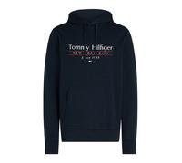Tommy Hilfiger Sudadera Hombre Center Stack con logotipo, Azul (Desert Sky 654 920), L