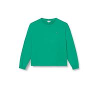 Tommy Hilfiger Sudadera Mujer Curve Sin Capucha, Verde (Olympic Green), 46
