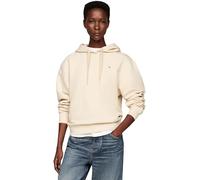Tommy Hilfiger Sudadera Mujer Flag On Chest con Capucha, Beige (Country Ivory), S