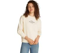 Tommy Hilfiger Sudadera Mujer Regular de algodón, Beige (Calico), XL