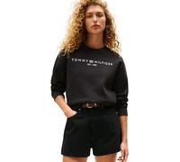 Tommy Hilfiger Sudadera Mujer sin Capucha, Negro (Black), XL