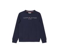 Tommy Hilfiger Sudadera Infantil Unisex Essential Sweatshirt sin Capucha, Azul (Twilight Navy), 6 Años