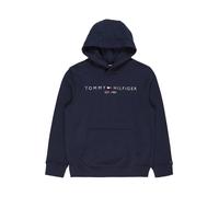 Tommy Hilfiger Hoodie Infantil Unisex Essential Hoodie con Capucha, Azul (Twilight Navy), 12 Meses