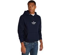 Tommy Hilfiger Sudadera para Hombre Hoodie con Capucha, Azul (Desert Sky), M