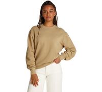 Tommy Hilfiger Sudadera sin Capucha para Mujer, Beige (Safari Canvas), 3XL