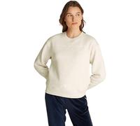 Tommy Hilfiger Sudadera sin Capucha para Mujer, Marfil (Oatmeal Heather), XS