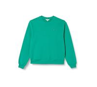 Tommy Hilfiger Mujer Sudadera sin Capucha, Verde (Olympic Green), S