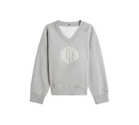 TOMMY HILFIGER Sudadera 'VARSITY ' beige / gris M beige / gris