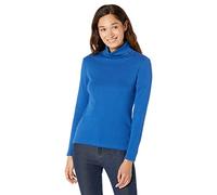 Tommy Hilfiger Suéter de Manga Larga con Cuello Alto para Mujer, Azul Verdadero, XL