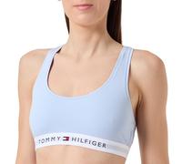 Tommy Hilfiger Sujetador bralette Mujer Unlined elástico, Azul (Breezy Blue), S