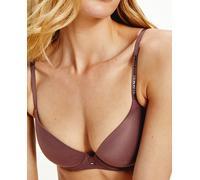 Tommy Hilfiger Sujetador de media copa ultrasuave. Marrón 90B