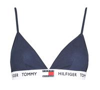 Tommy Hilfiger Sujetador Triangular Elástico para Mujer, Azul (Navy Blazer), L