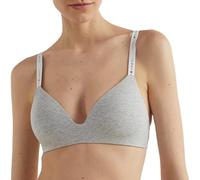 Tommy Hilfiger Sujetador Triangular Elástico para Mujer, Gris (Light Grey Heather), S