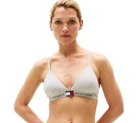 Tommy Hilfiger Sujetador Triangular Mujer con Logotipo en la Cintura, Gris (Light Grey Heather), M