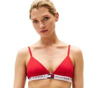 Tommy Hilfiger Sujetador Triangular Mujer con Logotipo en la Cintura, Rojo (Primary Red), S