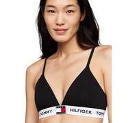 Tommy Hilfiger Sujetador Triangular Mujer Triangle con Logotipo en la Cintura, Negro (Black), L