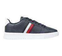 Tommy Hilfiger Supercup LTH Stripes ESS Fm0fm04895 Cupsole - Tenis para Hombre, Blue Desert Sky, 46 EU