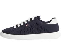 Tommy Hilfiger Tenis TH Icon de Punto Ligero para Mujer, FW0FW09401, Parte Superior Baja, Azul, 6.5