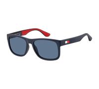 Tommy Hilfiger TH 1556/S, Gafas de Sol para Hombre, Azul (Bl Redwht), 52