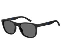 Tommy Hilfiger Hombre TH 2042/S 003/M9 Gafas de sol Plástico Negro Gris Cuadrada Polarizado