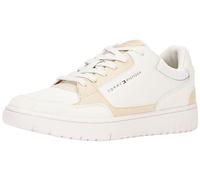 Tommy Hilfiger TH Basket Core LTH Mix Fm0fm05058, Zapatilla con Suela Cupsole Hombre, Gris Misty Coast, 43 EU