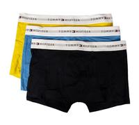 Tommy Hilfiger TH Boxer de Hombre Pack 3 Piezas Ropa Interior de algodón elástico elástico Visible artículo UM0UM02761 Trunk 3P, 0XN Valley Yellow/Blue Spell/Des Sky, L