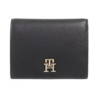 Tommy Hilfiger Mujer Cartera TH Casual Bi-Fold Wallet Grande, Negro (Black), Talla Única
