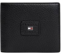 Tommy Hilfiger TH Casual Flag CC and Coin AM0AM14255 - Cartera Plegable para Hombre, Color Negro (Negro), Talla única