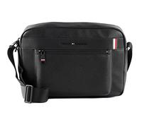 Tommy Hilfiger TH Central - Bolso bandolera para hombre, color negro, talla única, Black
