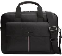 Tommy Hilfiger Maletín TH Central 38,5 cm con compartimento para portátil – Negro