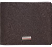 Tommy Hilfiger TH Central Mini CC Wallet Am0am14495 - Cartera con Dos persianas para Hombre, Color marrón (Grano de café), Talla única